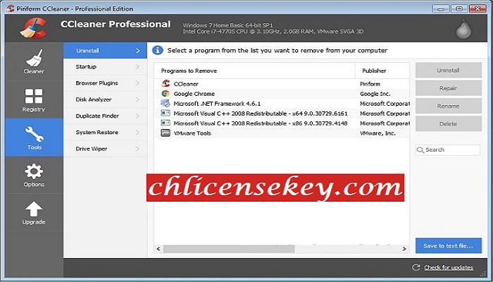 CCleaner Pro License Key