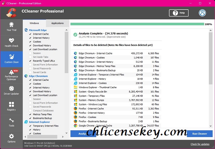 CCleaner Pro License Key