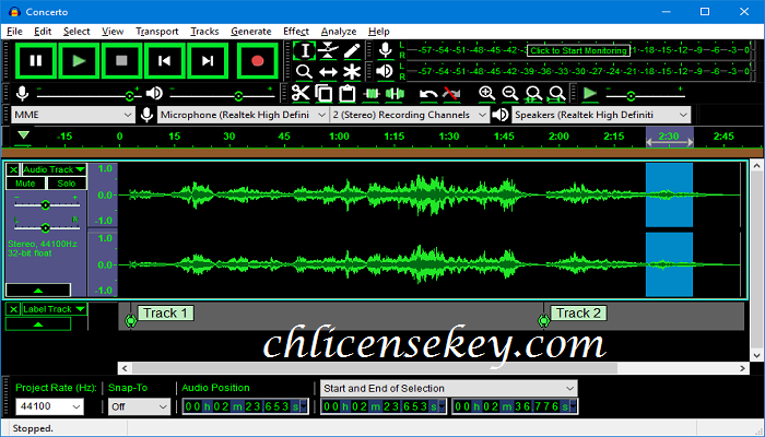 Audacity Serial Key