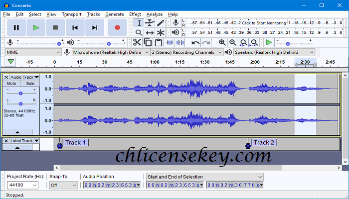 Audacity Serial Key